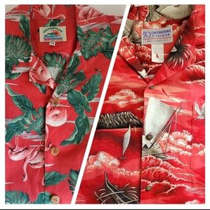 Lot of 2 Mens Vintage 2XL Hawaiian Shirts